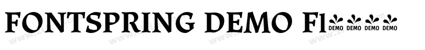 FONTSPRING DEMO Fl字体转换 FONTSPRING DEMO Fl字体转换